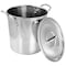 Gibson Everyday Whittington 8 Quart Stainless Steel Stock Pot with Lid 96259.01 - alternate 3