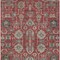 Homeroots 9' X 12' Red Beige And Charcoal Oriental Washable Indoor Outdoor Area Rug 582132 - alternate 3
