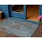 Homeroots 3' X 5' Teal Blue And Brown Abstract Washable Indoor Outdoor Area Rug 609394 - alternate 1
