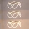 Jonathan Y Lisette 25" Contemporary Minimalist 360 Adjustable Silicone Rope Dimmable Integrated LED Chandelier,  JYL7140A - alternate 6