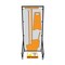 5S Supplies Housekeeping Shadow Board Broom Station V15, Gray / Orange, BO + Stand, No Text HSB-V15-GRAY/ORANGE-BO-STAND-NO TEXT - alternate 1