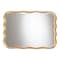 Baxton Studio Fredrika Antique Goldleaf Scalloped Wood Accent Wall Mirror 254-14107-ZORO - alternate 2