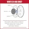 Coyote Wheel Accessories HUB CENTRIC RINGS 561 Millimeter Inside Diameter 73 Millimeter Outside Diameter Black Plastic S 73-5610 - alternate 3