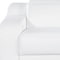 Homeroots 76in White and Silver Italian Leather Power Reclining Loveseat 633746 - alternate 3