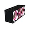 Deejay Led Two 6-in Woofers plus Two Tweeters Pink Empty Chuchera Speaker Enclosure D6T2PINK - alternate 2
