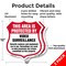 Signmission Video Surveillance Shield Sign This Area, 12 inch X 12 inch, Aluminum Metal Sign, 2PK SHI-A-2PACK-12-473 - alternate 2