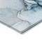 Homeroots 3' X 5' Blue and Ivory Abstract Washable Non Skid Indoor Outdoor Area Rug 559679 - alternate 3