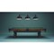 Z-Lite Melange Matte Black 3 Light Billiard 725-3MB-D12MB - alternate 3