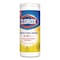 Clorox Disinfecting Wipes, Bleach Free Cleaning Wipes, 1-Ply, 7 x 8, Crisp Lemon, White, 35 Wipes 1594 - alternate 5