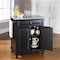 Crosley Cambridge Granite Top Portable Kitchen Island/Cart KF30023DBK - alternate 2