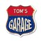 Signmission Tom's Garage, 12 Inch X 12 Inch, Plastic Sign SHI-P-12-383-TOM - alternate 1