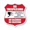 Signmission No Trespassing Sign This Property Is Pro, 6 Inch X 6 Inch, Plastic Sign SHI-P-6-425 - alternate 1