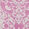 Homeroots 9' X 12' Blush And Ivory Damask Washable Indoor Outdoor Area Rug 614417 - alternate 3
