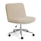 Martha Stewart Eloise Upholstered Office Chair in Grey White/Polished Nickel CH-232196-2-GW-MS - alternate 1