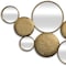 Homeroots 37" Gold Metal And Mirrored Glass Wall Decor Accent Mirror 632345 - alternate 5