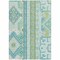 Homeroots 5' X 8' Mint Green Blue And Ivory Aztec Washable Indoor Outdoor Area Rug 598479 - alternate 3