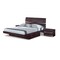 Homeroots Solid Wood King Wood Brown Bed 343913 - alternate 2