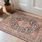 World Rug Gallery Black Traditional Flat Pile Rug - Washable and Pet Friendly, Non-Slip Surface 2 ft x 3 ft WR171BLACK2X3 - alternate 1