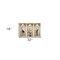 Homeroots Set of Three Apa Faux Niche 3D Peel and Stick Wall Decals, 3PK 565383 - alternate 2