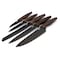 Oster Godfrey 5 Piece Stainless Steel Black Cutlery Set with Wood Print Handles 123804.05 - alternate 4