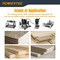 Powertec Tungsten Carbide Tipped Double Flute Straight Router Bit, 1/2" Shank, 3/4" Cutting Dia. 73065 - alternate 4