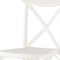 Homeroots Set of Four 21" White Heavy Duty Plastic Outdoor Stacking Dining Chairs 565179 - alternate 3