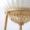 Vidalite Hikari Tripod Floor Lamp with Woven Bamboo & White Fabric Shade, 58 in. Height, Japanese Chic Style CE1009195 - alternate 4