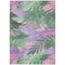 Homeroots 3' X 5' Sage And Mint Green Floral Washable Indoor Outdoor Area Rug 611120 - alternate 4
