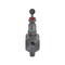 Discover 1/2 in. MxF Stainless Steel 10000 PSI Angle Valve 102520 - alternate 2