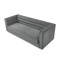 Homeroots 84" Dark Gray Velvet Solid Wood Sofa 543971 - alternate 4
