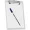 Acrimet Clipboard Memo Size A5 Low Profile Clip (Plastic) (Clear Crystal Color), 3PK 137B.3 - alternate 4