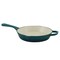 Crock-Pot Crock Pot Artisan 10 in. Round Enameled Cast Iron Skillet in Teal Ombre 111982.01 - alternate 2