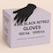 Approved Vendor Disposable Gloves, 4 mil Palm, Nitrile, Powder-Free, S, Black, Case PK 1000 BLK4MILBNitrileSC - alternate 1