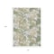 Homeroots 8' X 10' Ivory Wheat And Olive Green Botanical Leaves Washable Indoor Outdoor Area Rug 618409 - alternate 6