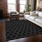 Homeroots 5' X 8' Black And White Geometric Washable Indoor Outdoor Area Rug 613543 - alternate 4