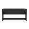 Manhattan Comfort Novara 60in Writing Desk in Black (2-Drawer) DK1672-3 - alternate 2