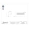 Tamper-Pruf Screws #10-32 x 3/4 in Spanner Pan Tamper Resistant Screw, Plain Finish, 18-8 Stainless Steel, 25 PK 121250 - alternate 3