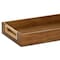 Homeroots 32in Brown Solid Wood Handmade Vanity Tray With Handles 713539 - alternate 6