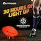 Outdoorcruiser Light Up Football-Waterproof Rubber Construction Glow in The Dark, Glows Up to 30 HrsTap Activation OCRGB6 - alternate 4