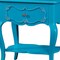 Homeroots 24" X 17" X 26" Turquoise Pine Wood Nightstand 285574 - alternate 3