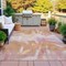 Homeroots 10' X 14' Copper And Ivory Abstract Washable Indoor Outdoor Area Rug 631340 - alternate 5