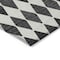 Homeroots 3' X 5' Black Geometric Washable Indoor Outdoor Area Rug 577013 - alternate 5