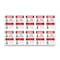 Signmission OSHA Danger Sign, Hard Hat Area Bilingual, 5in X 3.5in Decal, 10PK, OS-DS-D-35-VK-1292-10PK OS-DS-D-35-VK-1292-10PK - alternate 1
