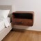 Homeroots 18" Brown Solid Wood One Drawer Floating Nightstand 712838 - alternate 3