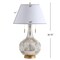 Jonathan Y Highland 30.75" Gourd Glass LED Table Lamp, Mercury Silver/Gold JYL6206A - alternate 4
