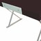 Homeroots 48" Espresso and Silver Wood and Metal Computer Desk 554204 - alternate 4