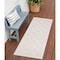 Homeroots 6' Ivory And White Geometric Indoor Outdoor Area Rug 556290 - alternate 4