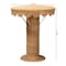 Bali & Pari Pabla Bohemian Light Honey Rattan Scalloped Accent Table 255-14134-ZORO - alternate 3