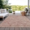 Homeroots 8' X 10' Pink And Brown Moroccan Washable Indoor Outdoor Area Rug 605136 - alternate 3