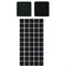 Grizzly Supply Adhesive Hook and Loop Square, 1 in L, 1 in W, Hook and Loop Connection, Black, 25PK GS-HLAQ1-0 - alternate 1